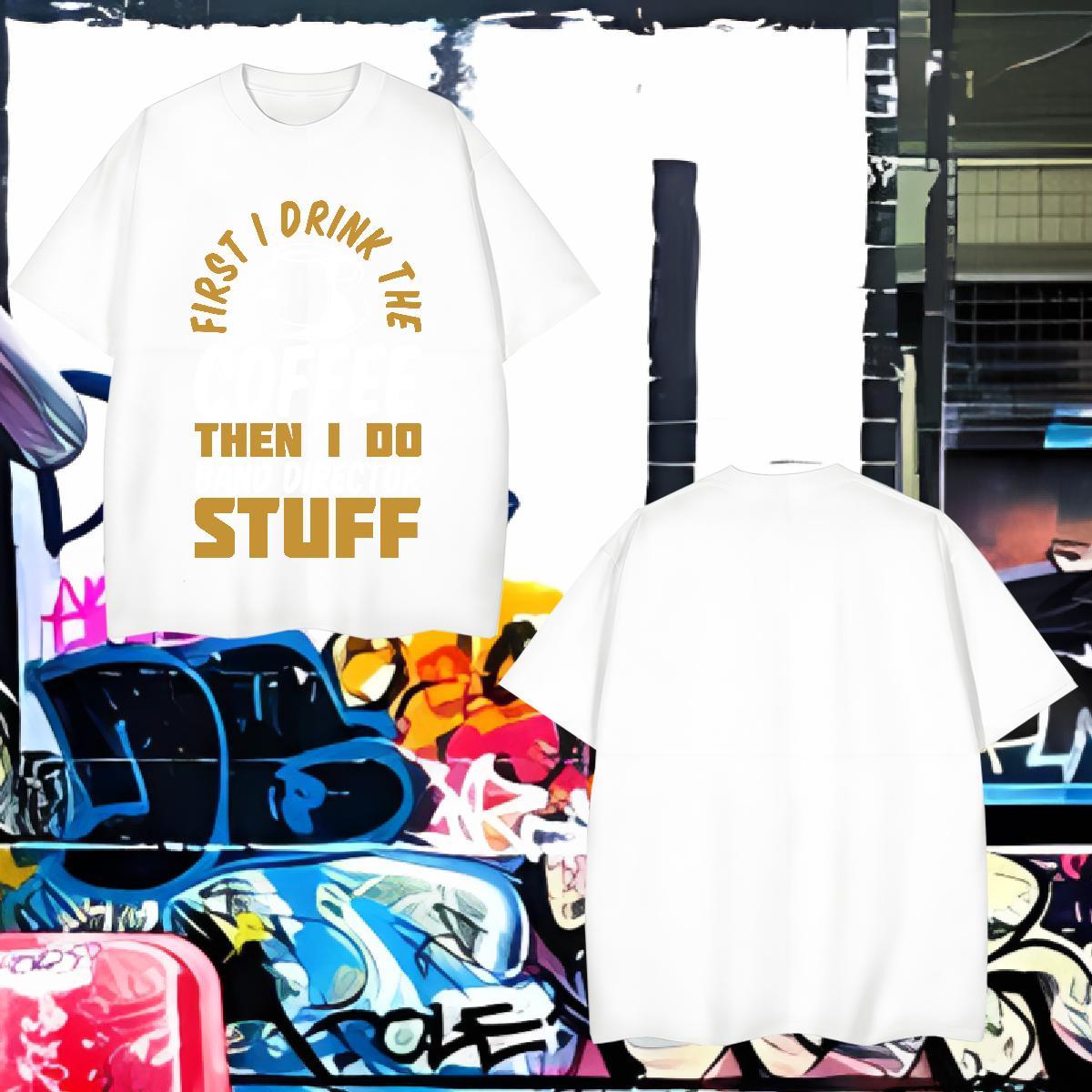 Loose Fit letter T-Shirts for Men Street wear Hip Hop Men Clothes T-Shirt 230g Pure Cotton Designer Fashion Breathable Floral Print Tops