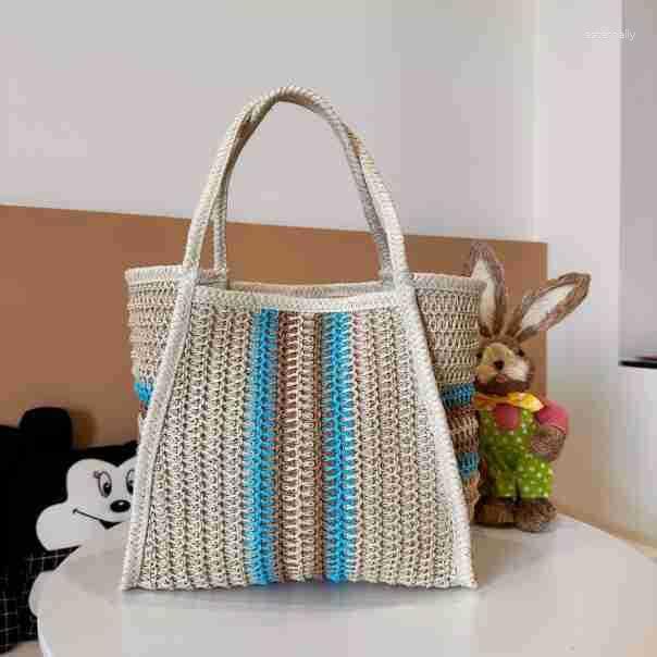 Totes Wholesale Straw Bag For Women 2024 Beach Seaside Holiday Single Room Large Capacity Woven Commuter Tote