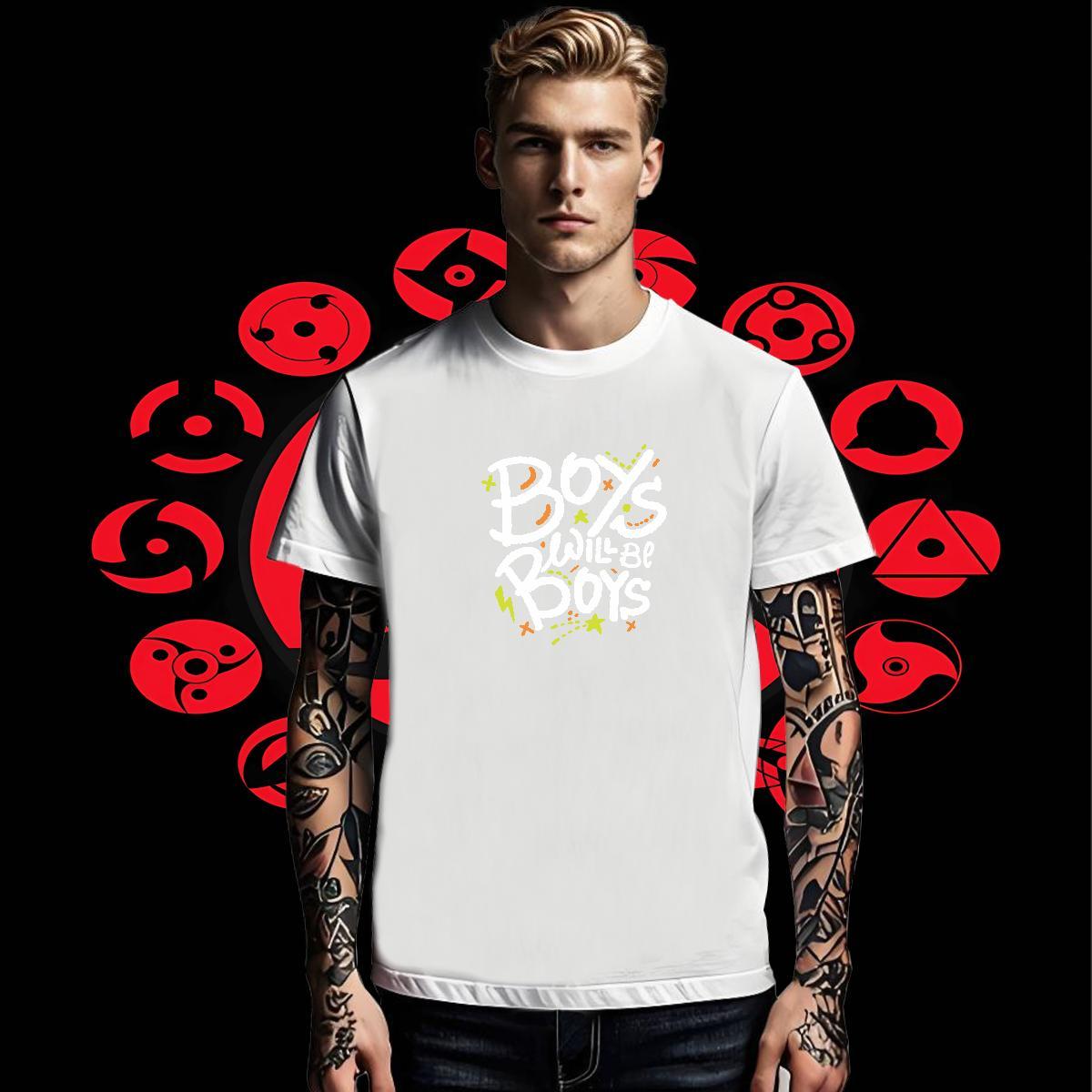 TOP Quality Tshirts Street Wear 100% Cotton 230g Custom Cartoon Round Neck Short Sleeve letter T-Shirts New Arrival Tee Shirt