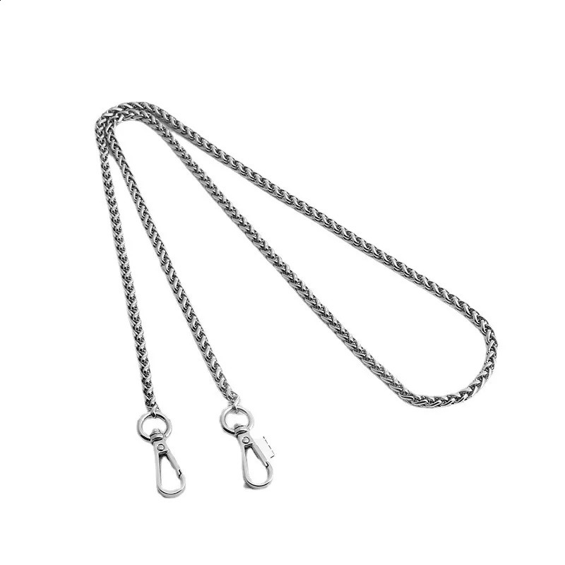 316L stainless steel solid metal keel chain bag chain bandage accessory handle IP plated gold and silver black Kpop DIY 240821