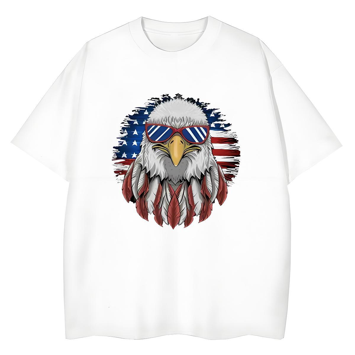 Designer T shirt Breathable Crew Neck 100% Cotton 230g Women Tees DIY Printed eagle Home Outdoor Free Shipping Tops Shirt