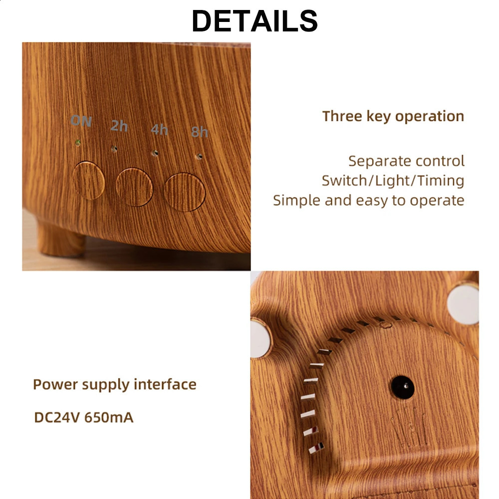 Rain Cloud Humidifier With Night Light Raining Water Drop Sound Air 7 Color USB Mute Mist Essential Oil Diffuser Aromatherapy 240821