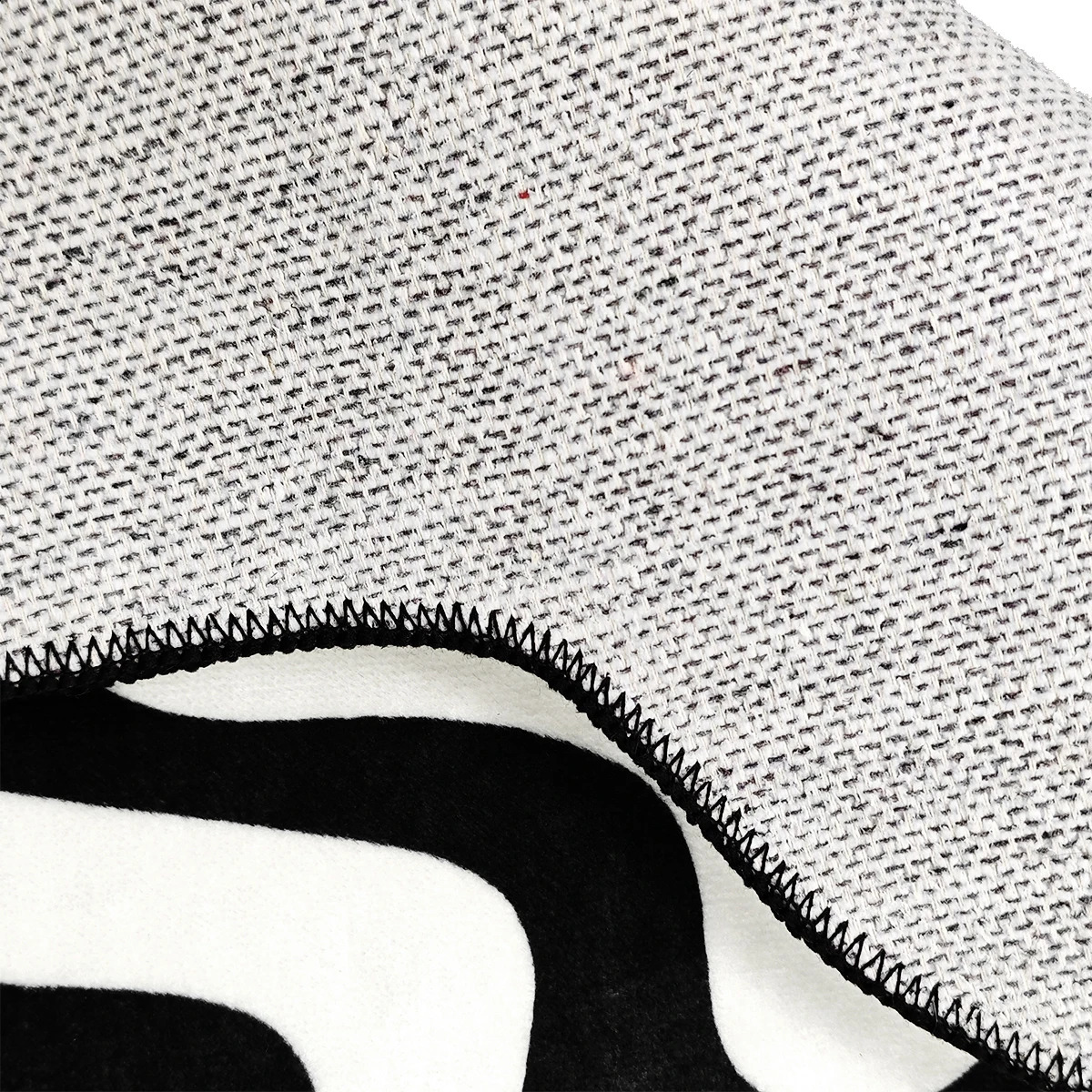 Irregular Carpet Living Room Bedroom Home Decoration Modern Rug Black White Floor Mat Entry Doormat Area Rugs Machine Washable 240821