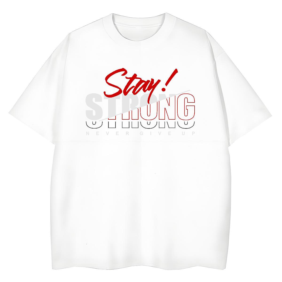 Soft Women Tees 230g 100% Cotton letter High Street Hip Hop T shirt Crew Neck Breathable Plus Size Custom Tshirts