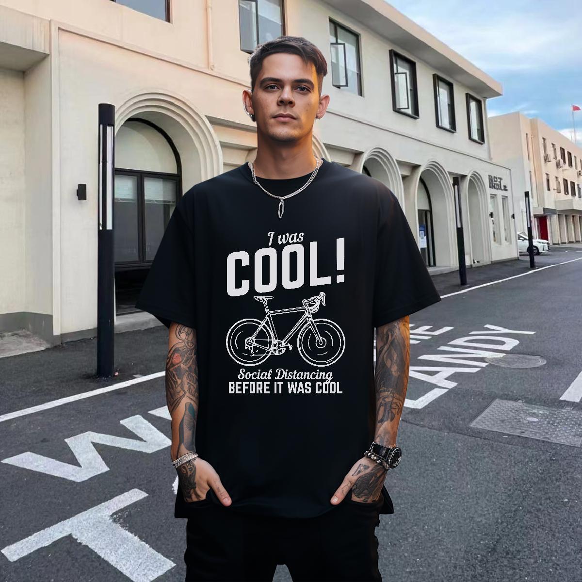 Unisex Tshirts Hip Hop 230g 100% Cotton Custom Cartoon O Neck Short Sleeves bicycle T Shirts Men Fashion Designer Tees