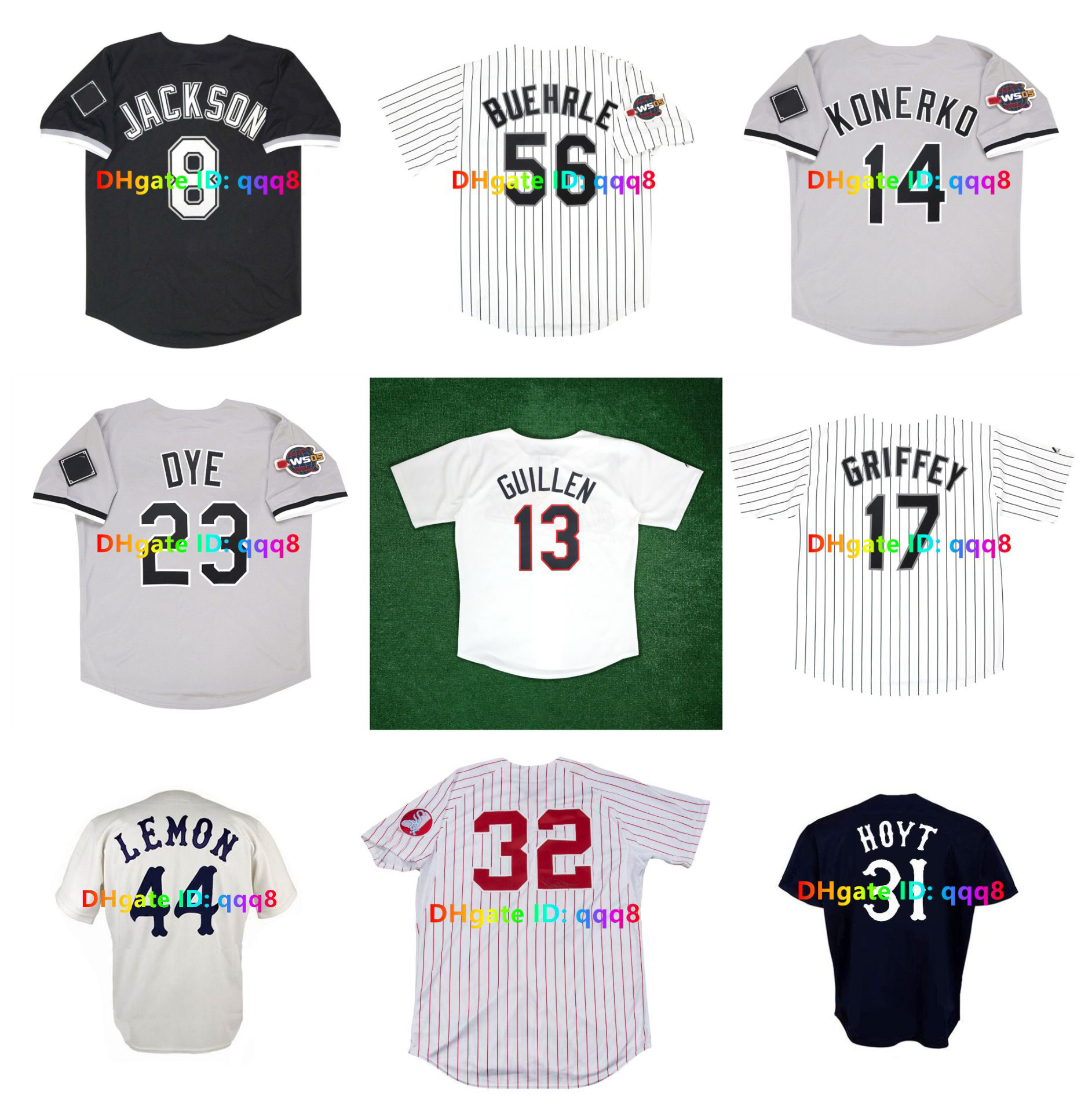 Dick Allen White RICHIE ALLEN Sox Frank Thomas 2005 World Series Baseball Jerseys Mark Buehrle Scott Podsednik Bo Jackson BILL MELTON CHET LEMON Joe Crede Size S-4XL