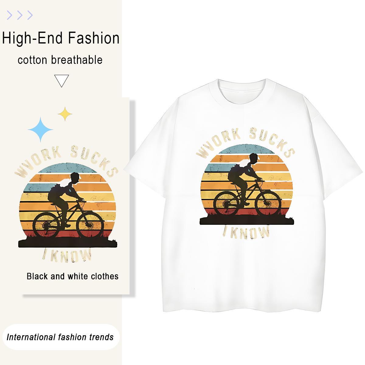 Soft Tshirt for Man Woman 100% Cotton 230g letter Street T-Shirts Breathable Short Sleeve Custom Printing Top Tees