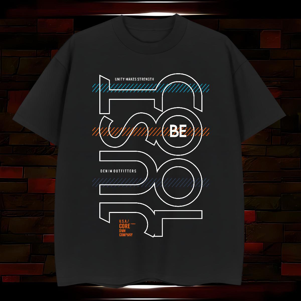 Cool Design number T-Shirts for Men Daily Wear Men Clothes T-Shirt 230g Cotton Fashion Casual Breathable Crew Neck Oversized 4XL Tops
