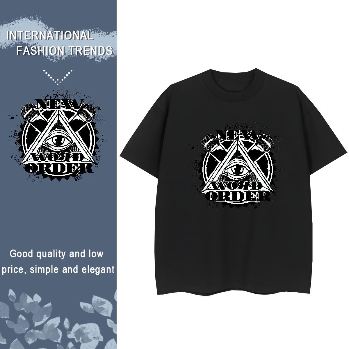 New Woman T Shirts 100% Cotton 230g Short Sleeve O-Neck Daily Wear eye of the devil Woman Tshirt Designer Plus Size Cartoon Tops Shirt