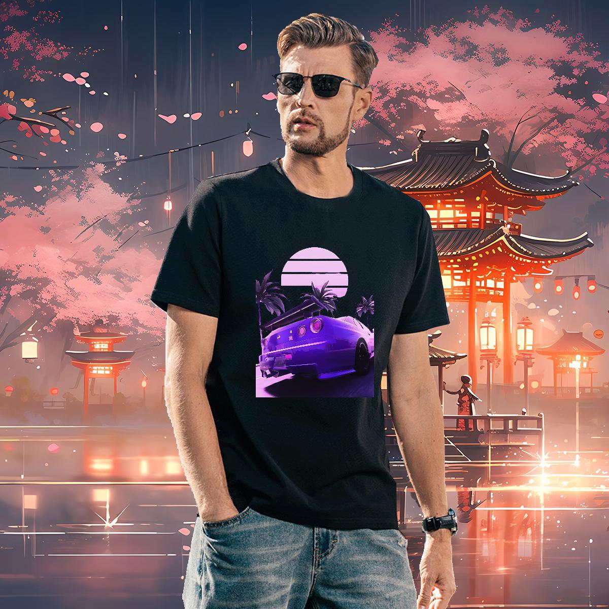 Free Shipping car T-Shirts Sport Couples T Shirts 230g Cotton Designer Fashion O Neck Short Sleeves Custom Big Size Tshirts