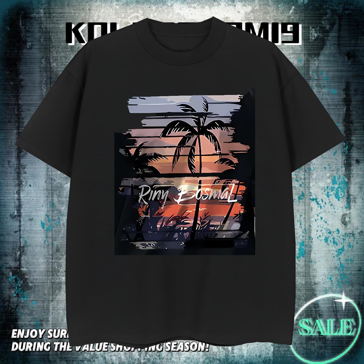 Designer Tshirt for Man Woman Daily Outfit 100% Cotton 230g DIY Logo Oversized Breathable Soft scenery T Shirt For Man 2024 Tshirts