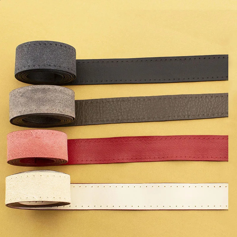 TINBERON Real Leather Bag Edge Strap DIY Handmade Application for Handbag Lower Arm Bag Replacement Side Strap Repair Kit Accessories 240821