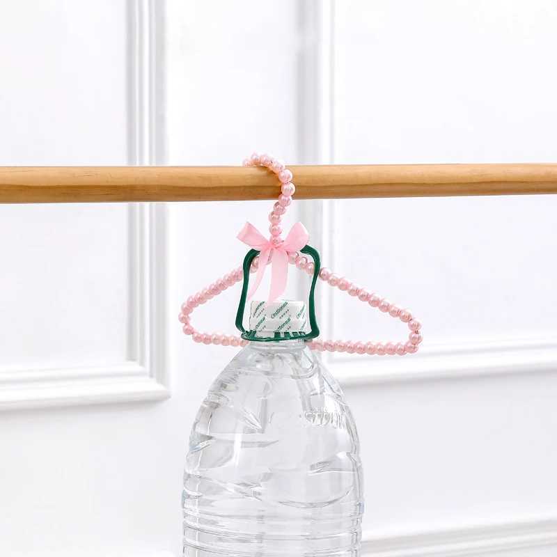 1pcs 20/25/30cm Elegant Baby Pearl Bowknot Ribbon Dress Coat Hanger Wardrobe Closet Storage Rack Space Saving Clothing OrganizerXJ240216