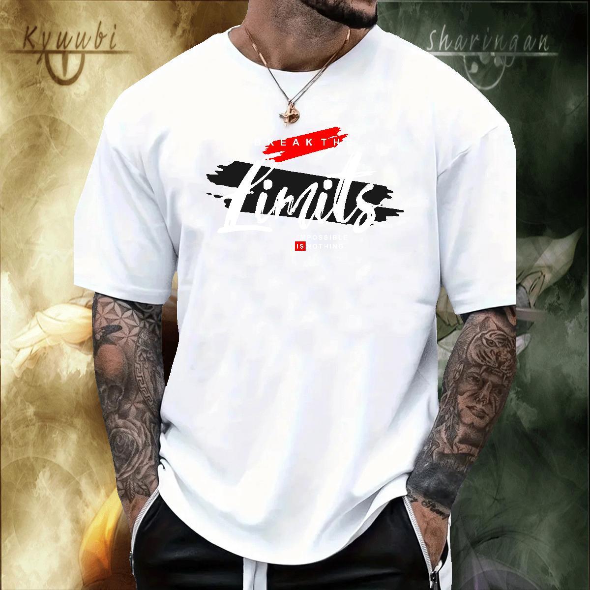 Soft letter T-Shirts Outdoor Mens Tshirts 230g 100% Cotton Stylist Breathable Short Sleeve Customized Print Tops