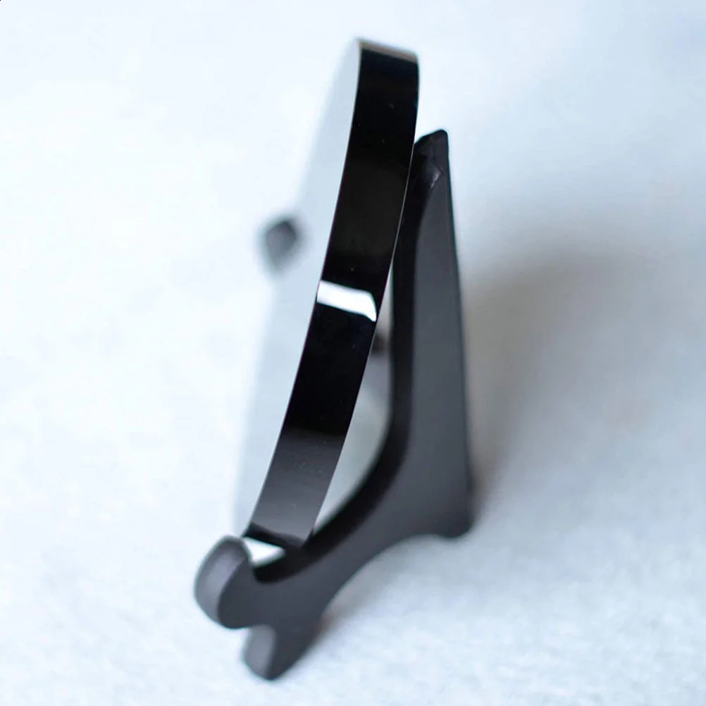 Crystal Obsidian For Desk Meditation Scrying Plastic Black Round Mirrors 240822