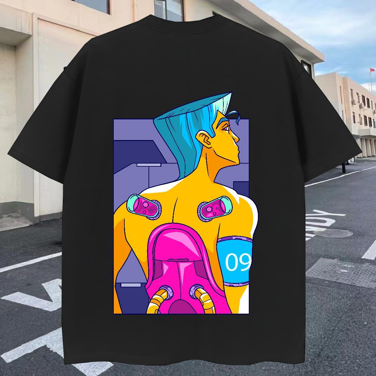 Classic Men Tees Hip Hop Street 230g Cotton Custom Print Plus Size O Neck Short Sleeves ET T Shirts Men New Arrival Top Tees