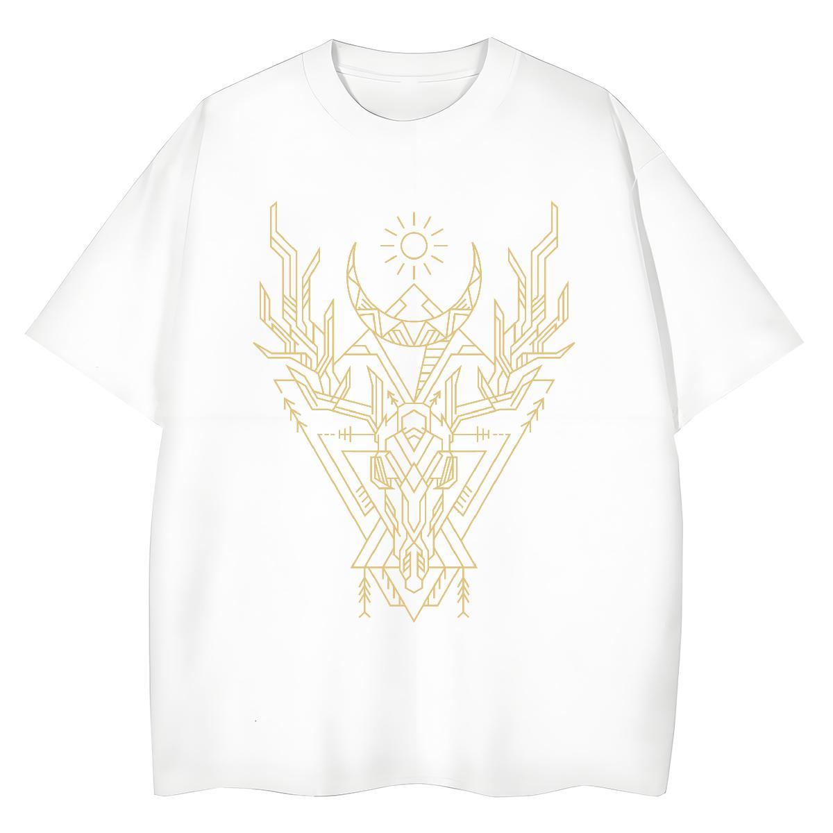 Designer Women Tshirts 230g 100% Cotton Geometric line Outdoor T Shirts Women Breathable Short Sleeve Plus Size Custom Tops Shirt