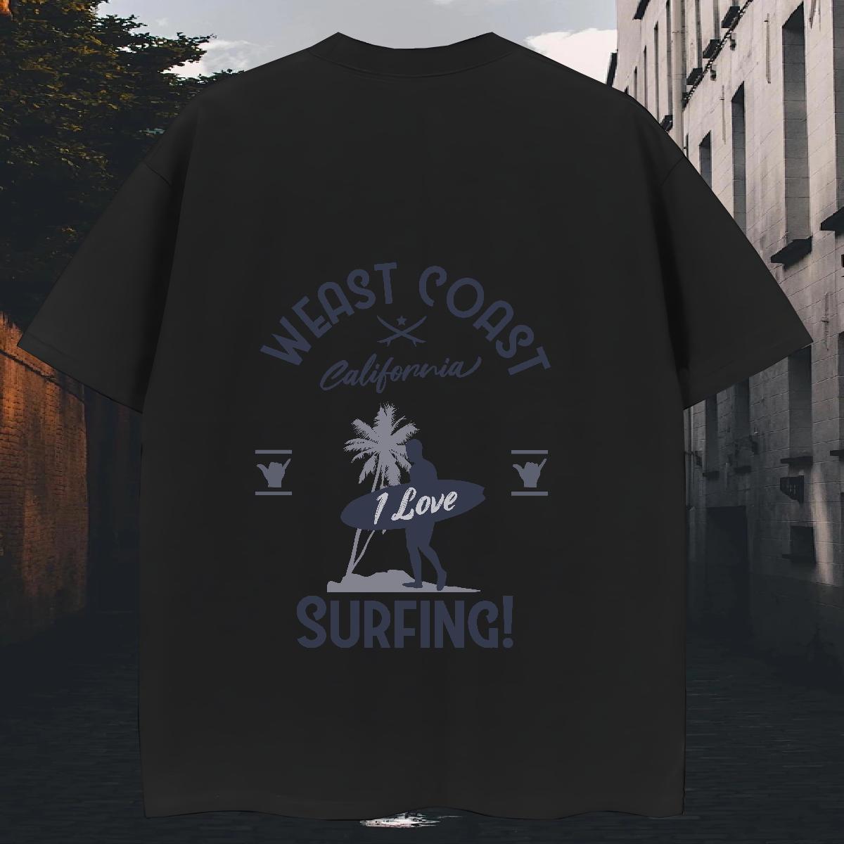Wholesale Mens Tshirts Street Wear 230g Pure Cotton Oversized O-Neck Short Sleeve beach T-Shirts for Men 2024 DIY Top Tees