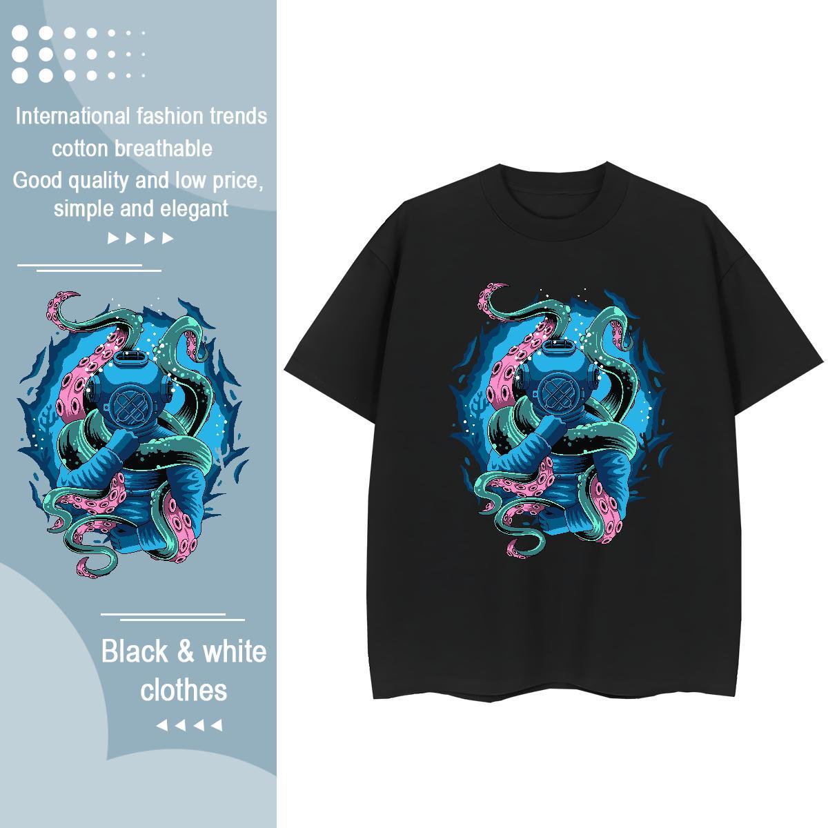 Fashion New T-Shirts for Women Crew Neck 230g 100% Cotton Women Tshirts Custom Printed ET High Street Hip Hop Female Clothings