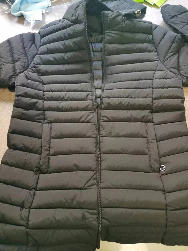 Womens jacket oversized lightweight paddle winter womens detachable hood warm cotton clothes medium length ultrathin park 240822