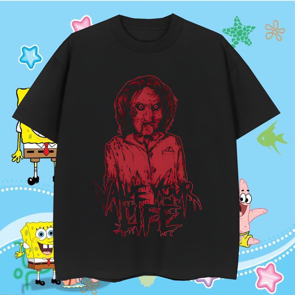 2024 Designer skull Men Clothes T-Shirt 230g Cotton Men T Shirts Custom Cartoon Street wear Hip Hop O Neck Short Sleeves High Quality Top Tees