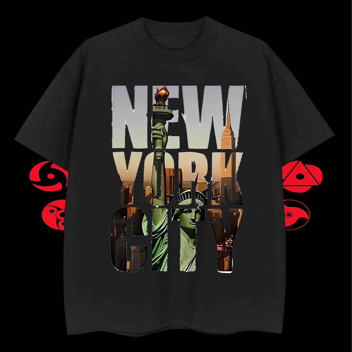 Designer Tshirt for Man Woman Hip Hop Street 100% Cotton 230g Customized Print Pure Cotton New York T-Shirts for Men Free Shipping Tees