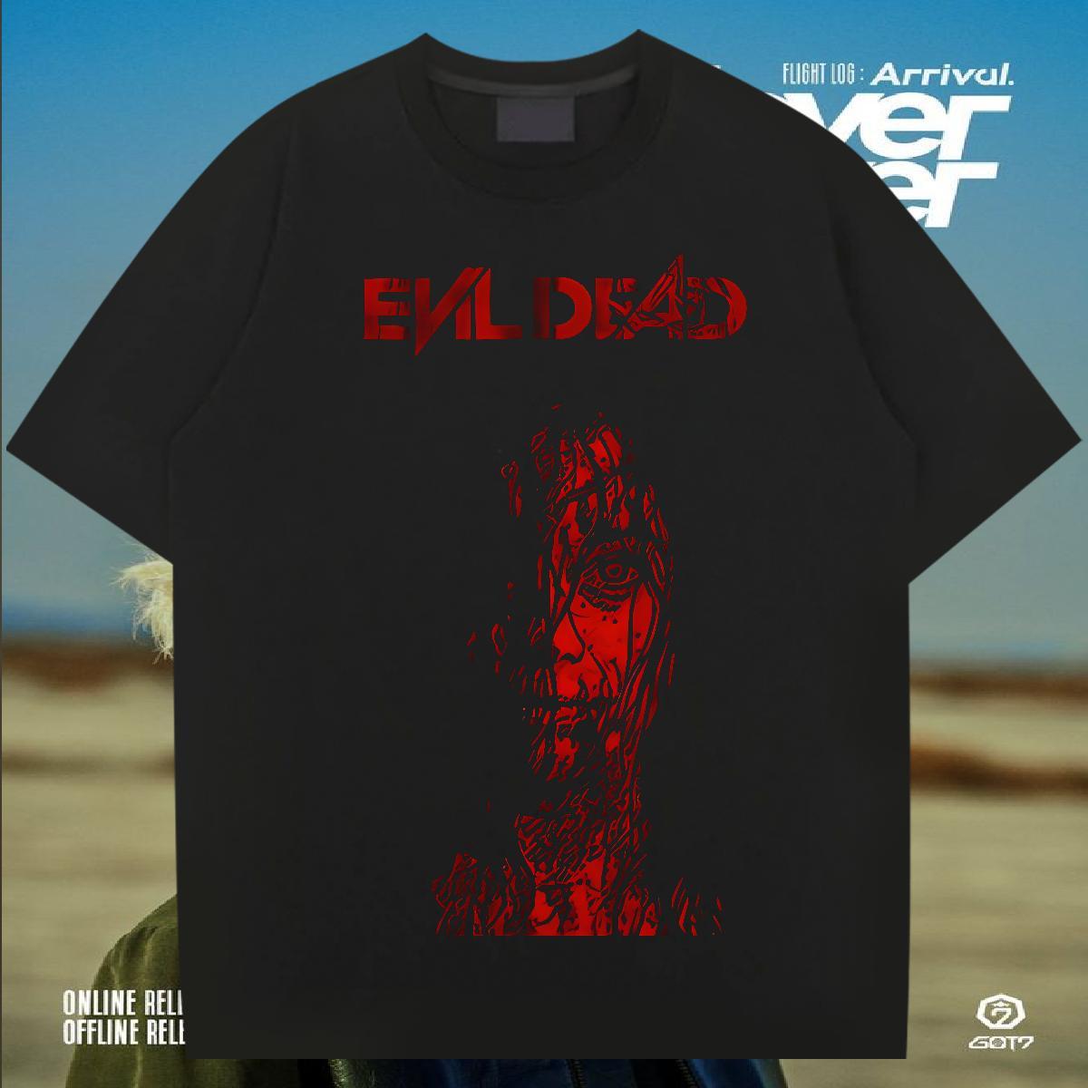 2024 Hip Hop Couples T Shirts scary Pure Cotton 230g Cotton Man T Shirts Loose Custom Printing Tees