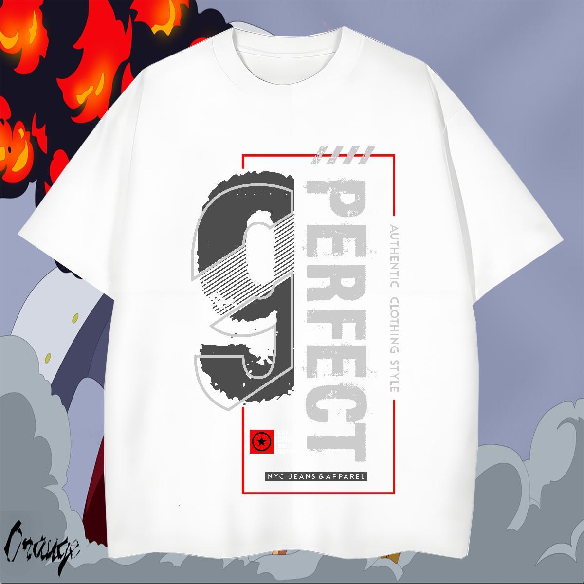 Loose Men Clothes T-Shirt Street Wear 230g Pure Cotton Custom Printing Short Sleeve Soft letter T Shirts Men Fashion Designer Top Tees
