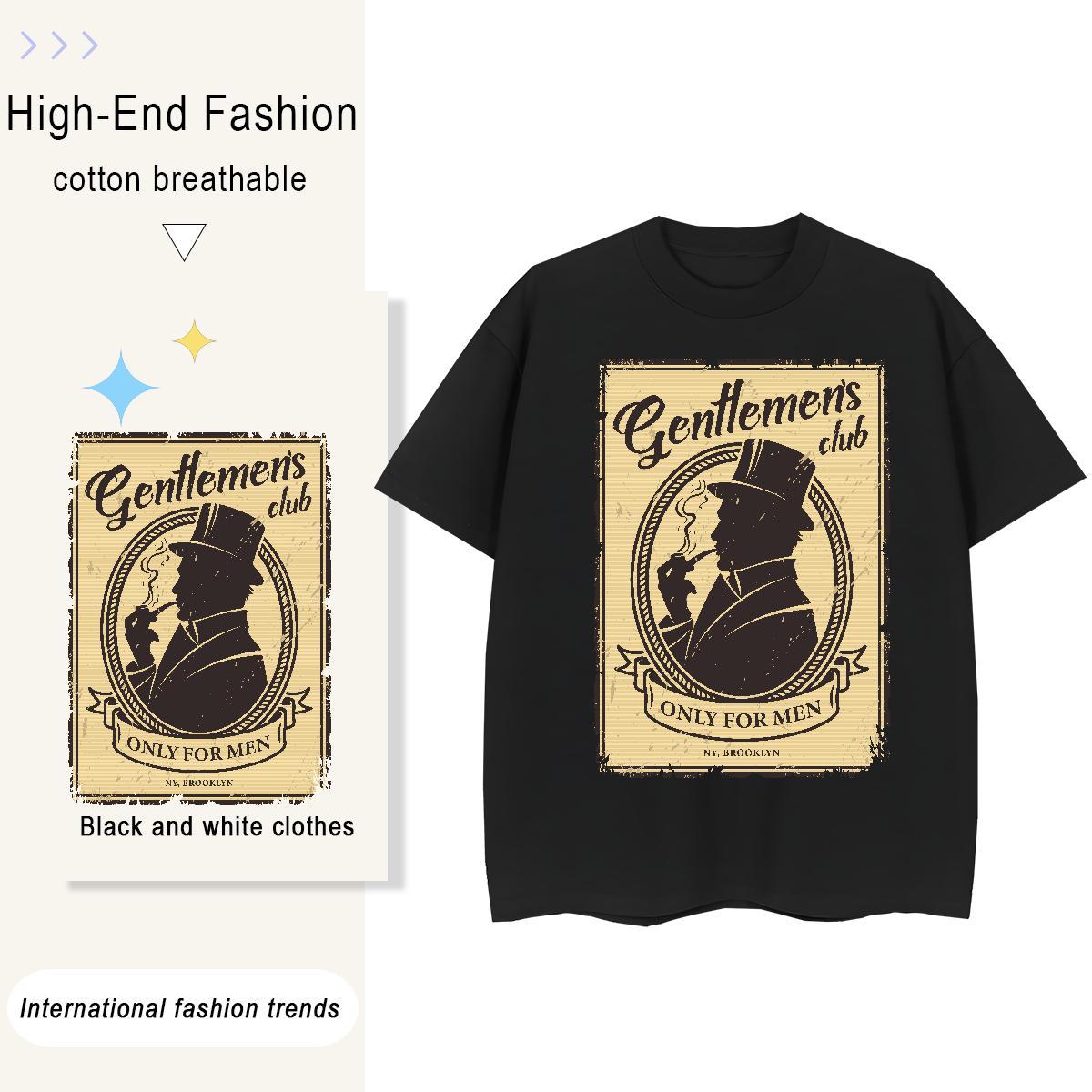Designer T shirt 230g Pure Cotton Crew Neck Street Wear portrait Woman Tshirt Soft Plus Size Cartoon Clothes Shirt