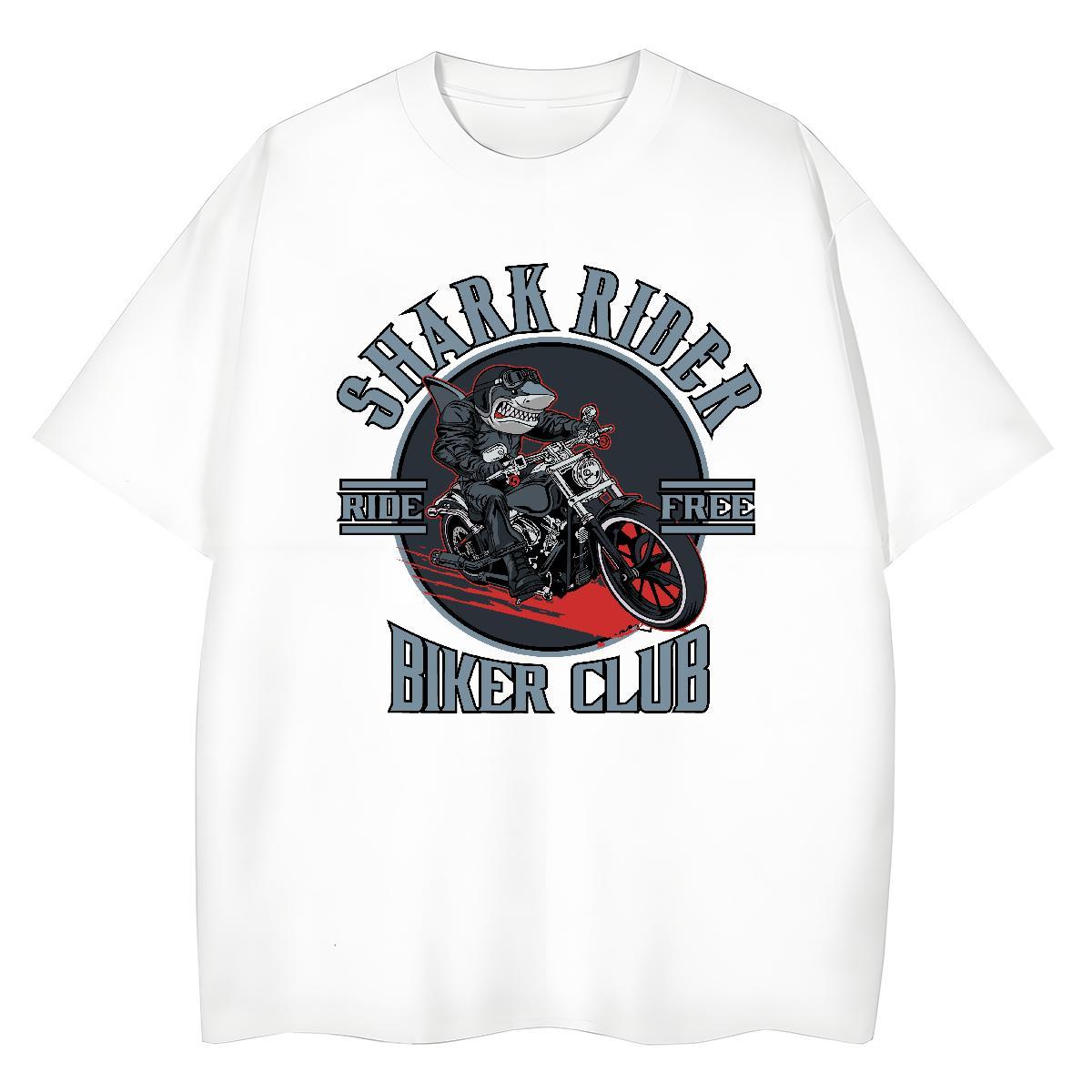 2024 DIY Woman T Shirts 100% Cotton 230g Short sleeve Soft Outdoor motorbike Tshirt for Man Woman Brand Customized Print Tshirts