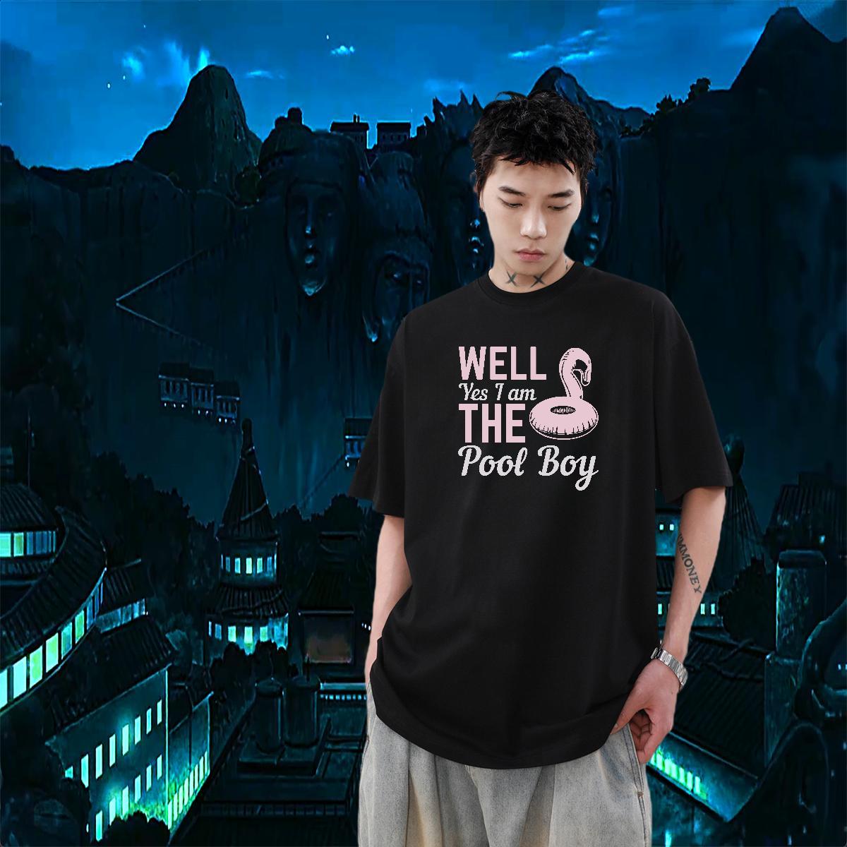 Free Shipping Casual Daily Wear Men Tshirts monogram Breathable 230g 100% Cotton T shirt Brand Black White Clothings