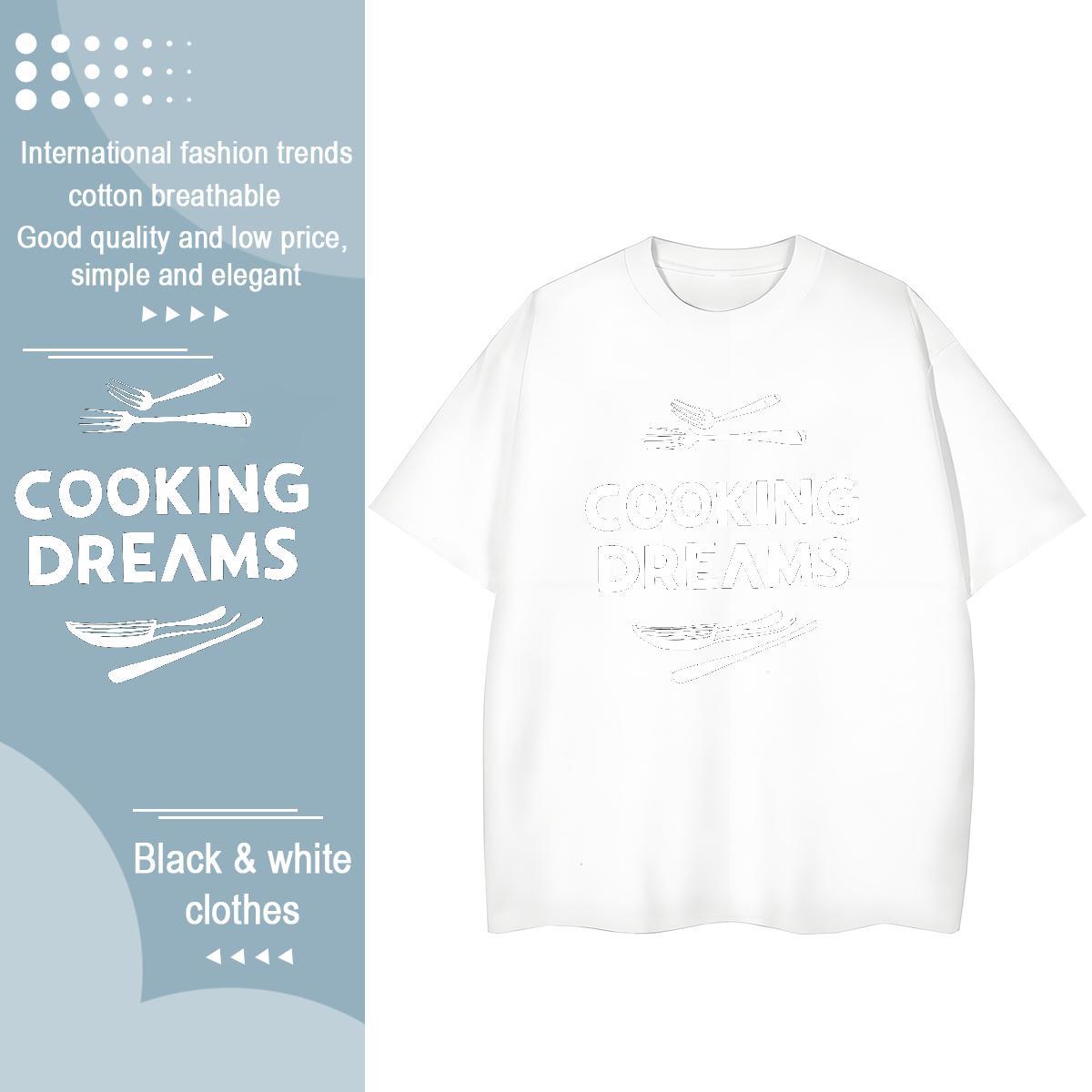 Nice Women Tees 230g Pure Cotton letter Daily Wear Womens T Shirts Breathable Crew Neck Customized Print Tops Tees