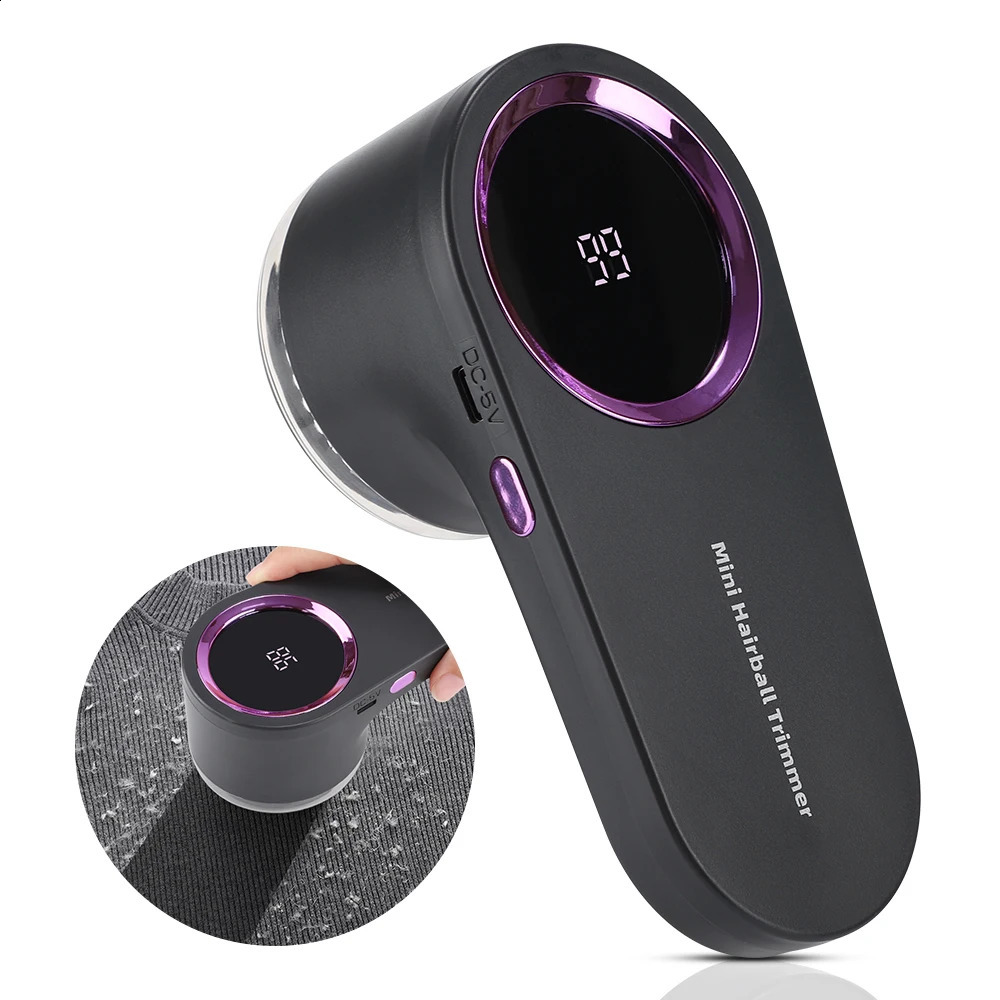 Household Clothes Shaver Fabric Lint Remover Fuzz Electric Fluff Portable Brush Blade Professional Rechargeable Fur Ball Trimmer 240821