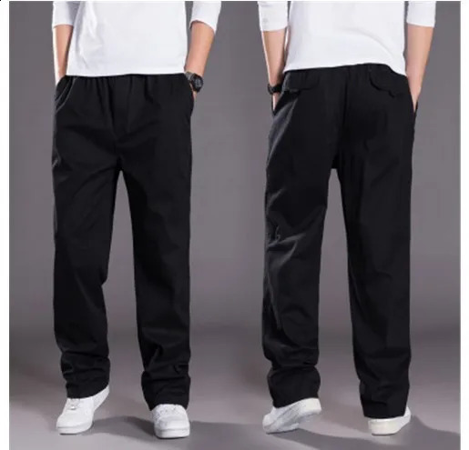 FGKKS Outdoor Casual Pants For Men Solid Color Large Pocket Breathable Pants High Quality n Casual Pants For Men 240822