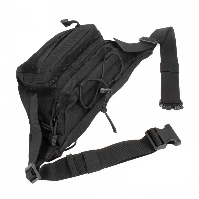 Mens tactical waist bag nylon hiking mobile pocket outdoor sports Molle hunting climbing camping belt 240821