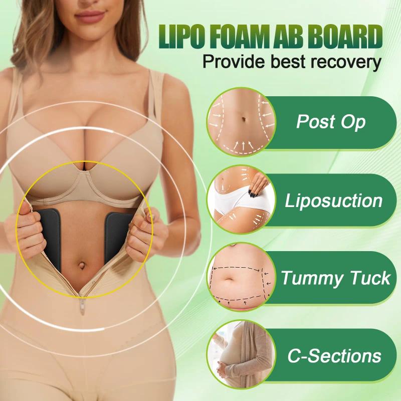 Women's Shapers Flattening Compression Ab Lipo Board Post Foam After Tummy Tuck Tabla Abdominal For Fajas Colombianas Shapewear