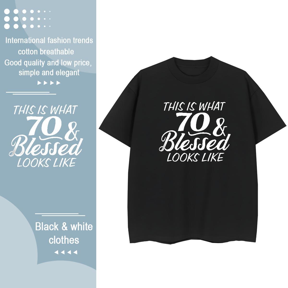 Wholesale Women Tshirts 100% Cotton 230g letter Street Wear T-Shirts Round Neck Short Sleeve DIY Printed Clothes