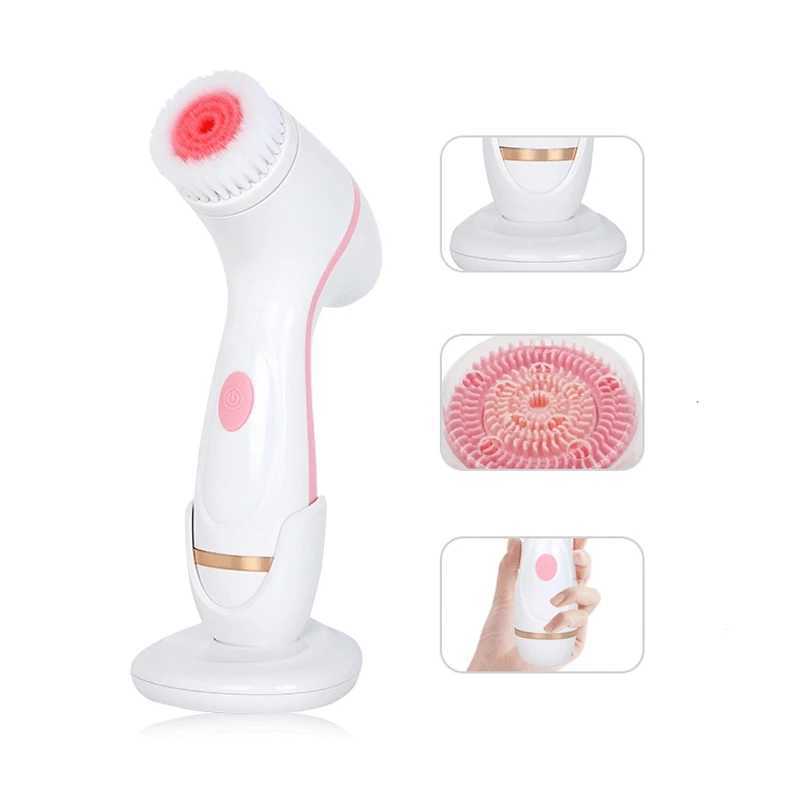 3-in-1 electric cleaning brush sonic rotating cleaning brush galvanized facial hydro system for deep cleaning and removal of blackheads W240821