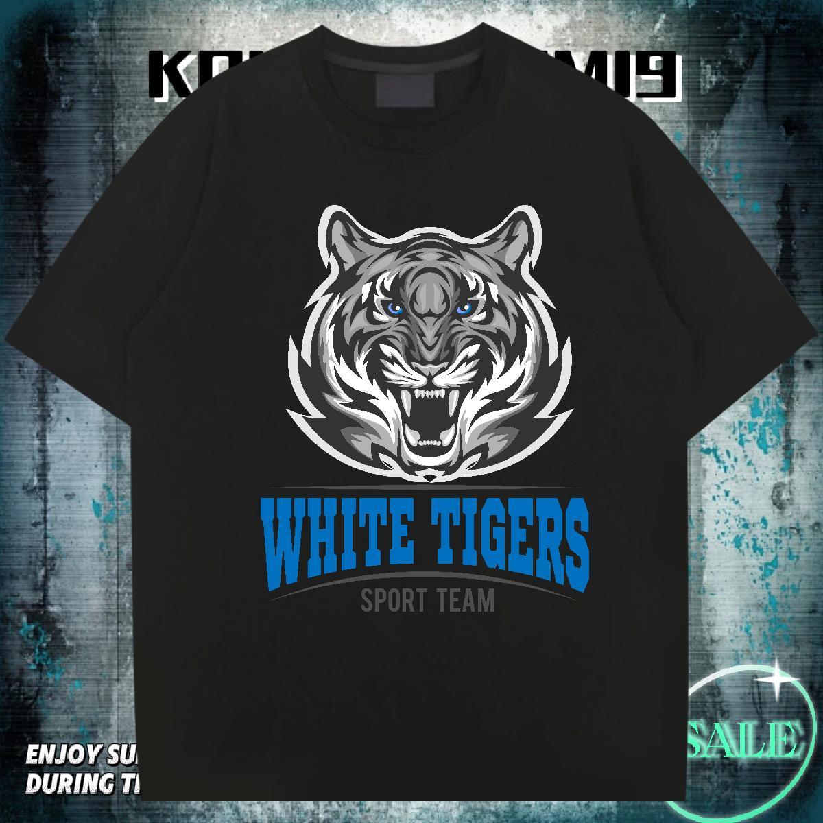 Wholesale Tshirts Summer Casual 230g Cotton Custom Print Oversized Crew Neck tiger Men T Shirts Factory Direct Clothes