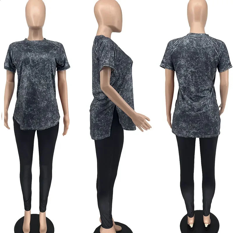 Summer Two Piece Set Women Tracksuit Matching Sets Sportwear T-shirt Top and Leggings Running Workout Fitness Casual Outfits 240822
