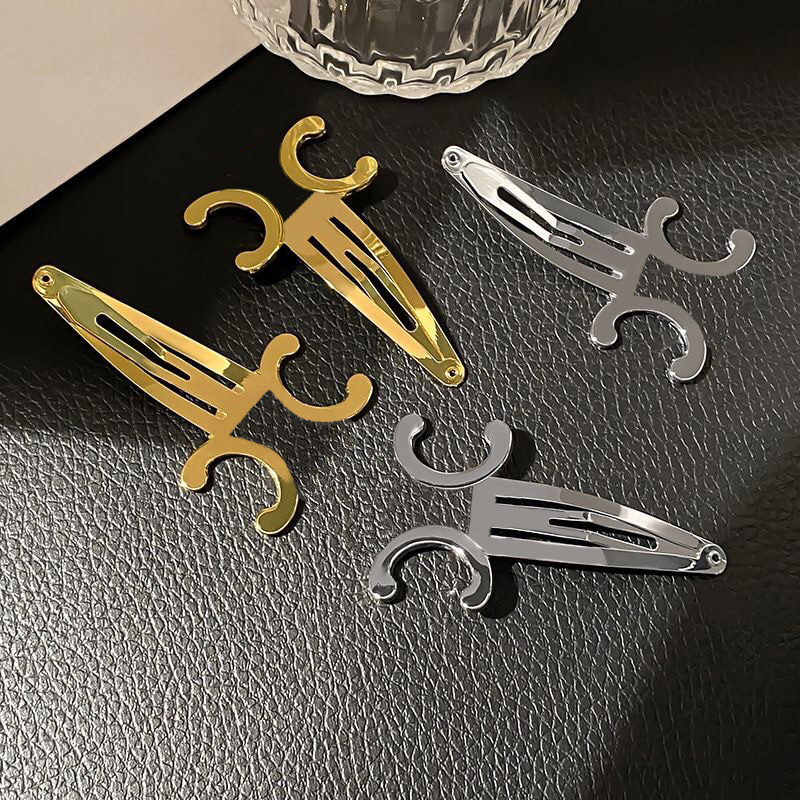 Designer Hair Clip 18K Gold Plated Luxury Jewelry Charm Love Gift Hair Clip High Quality Stainless Steel Jewelry 925 Silver Engagement Travel Love Headwear