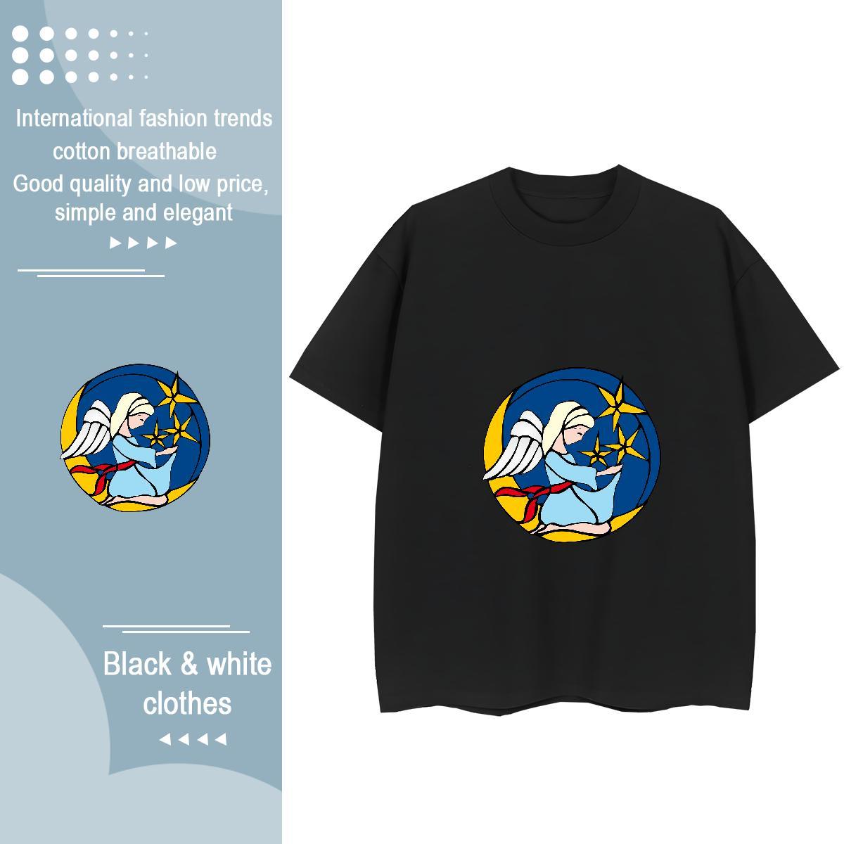 Designer Nice Womens Tshirts 230g Cotton icon Sports Street Wear T shirt Breathable DIY Printed Clothings