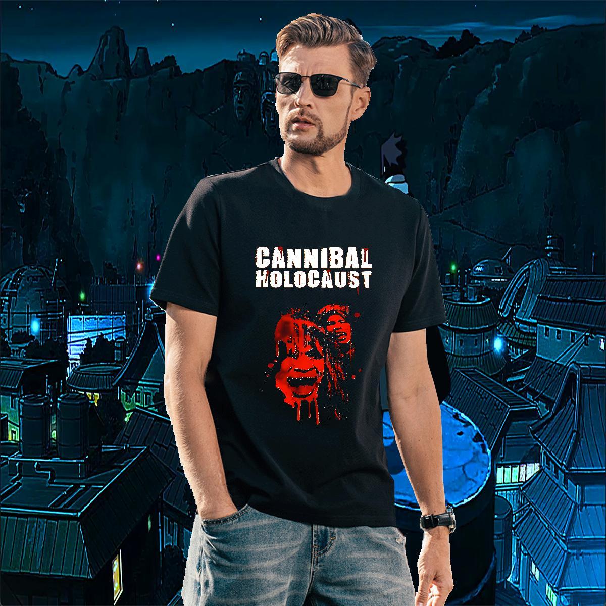 2024 Casual Mens Tshirts Blody Pure Cotton 230g Cotton T-Shirts for Men Soft Plus Size Cartoon Top Tees