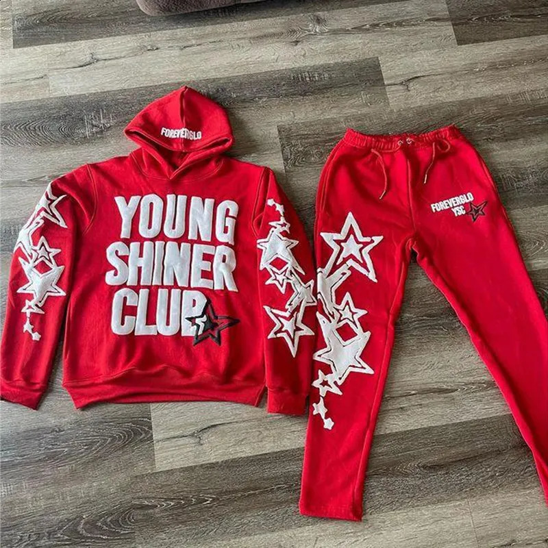 Y2K Streetwear Hoodie Sweatshirt Funny Star Letter Graphic Hoodie Harajuku Anime Hooded Pullover Hip Hop Hipster Suit Women Men 240809