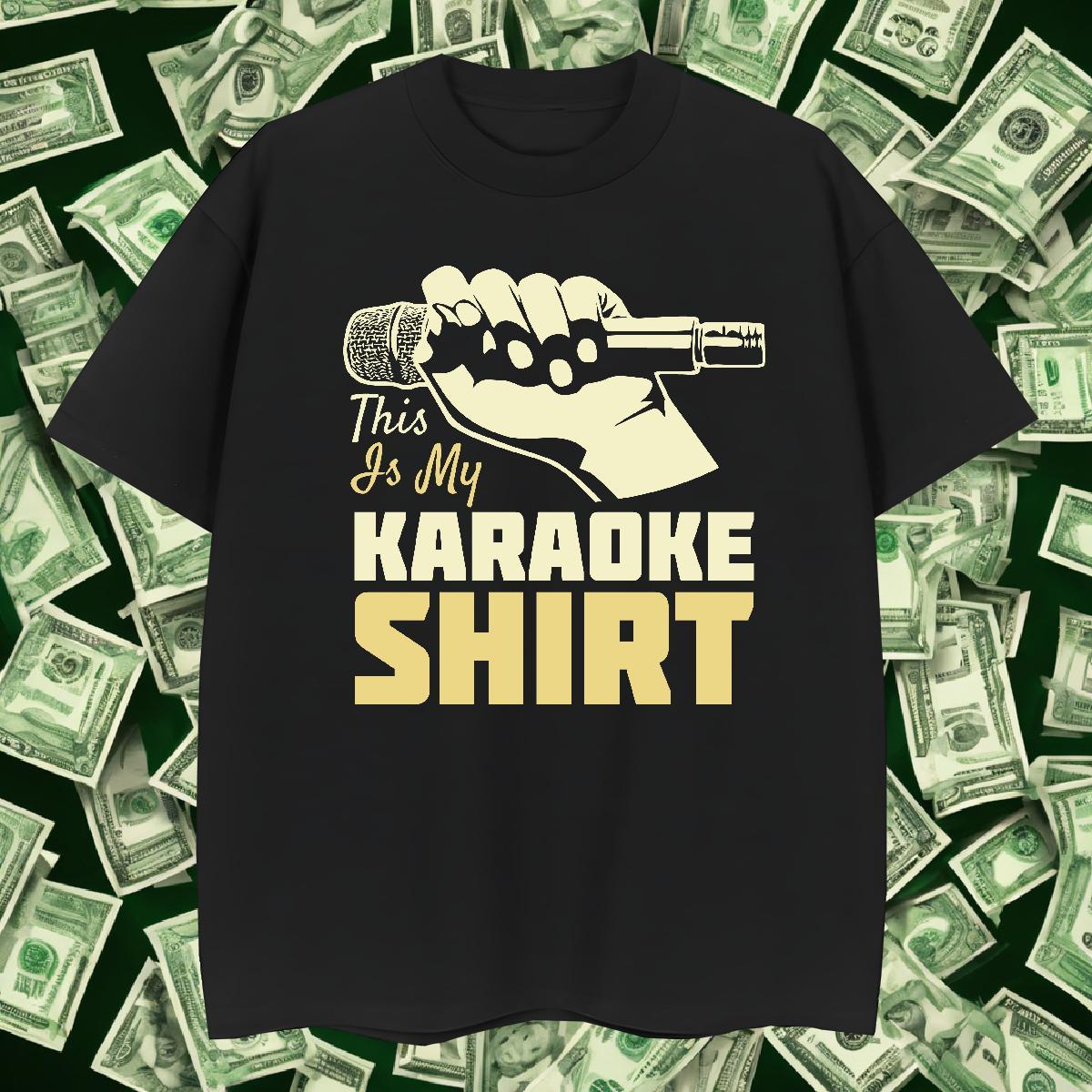 Brand Mens Tshirts Home Outdoor 100% Cotton 230g DIY Anime Short Sleeve O-Neck karaoke T shirt Fashion Design Top Tees