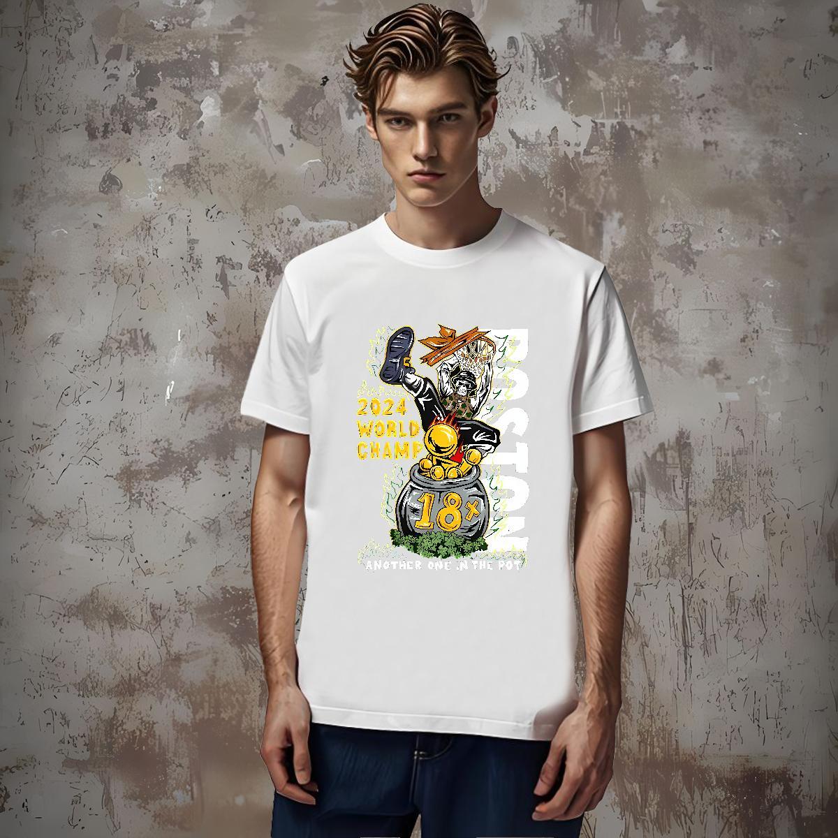 Popular skull T shirt Daily Outfit Men Tees 100% Cotton 230g Fashion Short Sleeve Soft Floral Print Tees Shirts