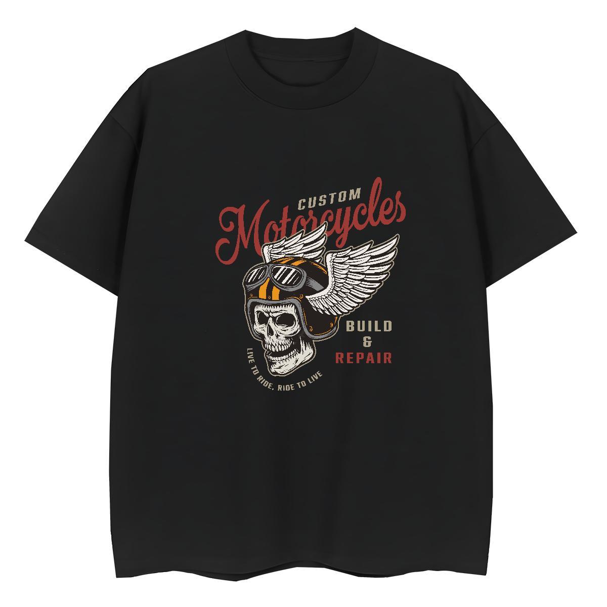 Designer Woman T Shirts 100% Cotton 230g Breathable Sport skull Women Tshirts Female Skull Polos