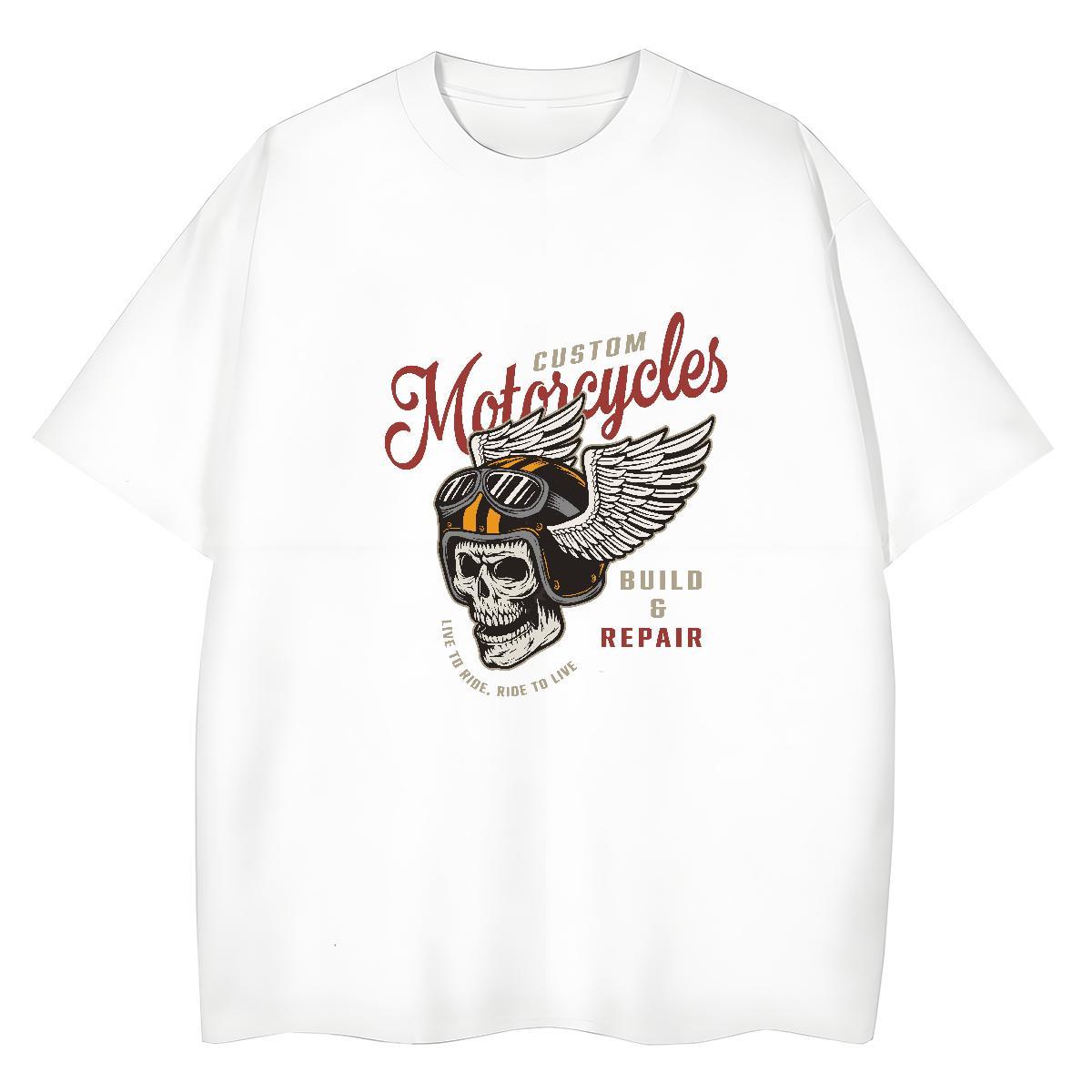 Designer Woman T Shirts 100% Cotton 230g Breathable Sport skull Women Tshirts Female Skull Polos