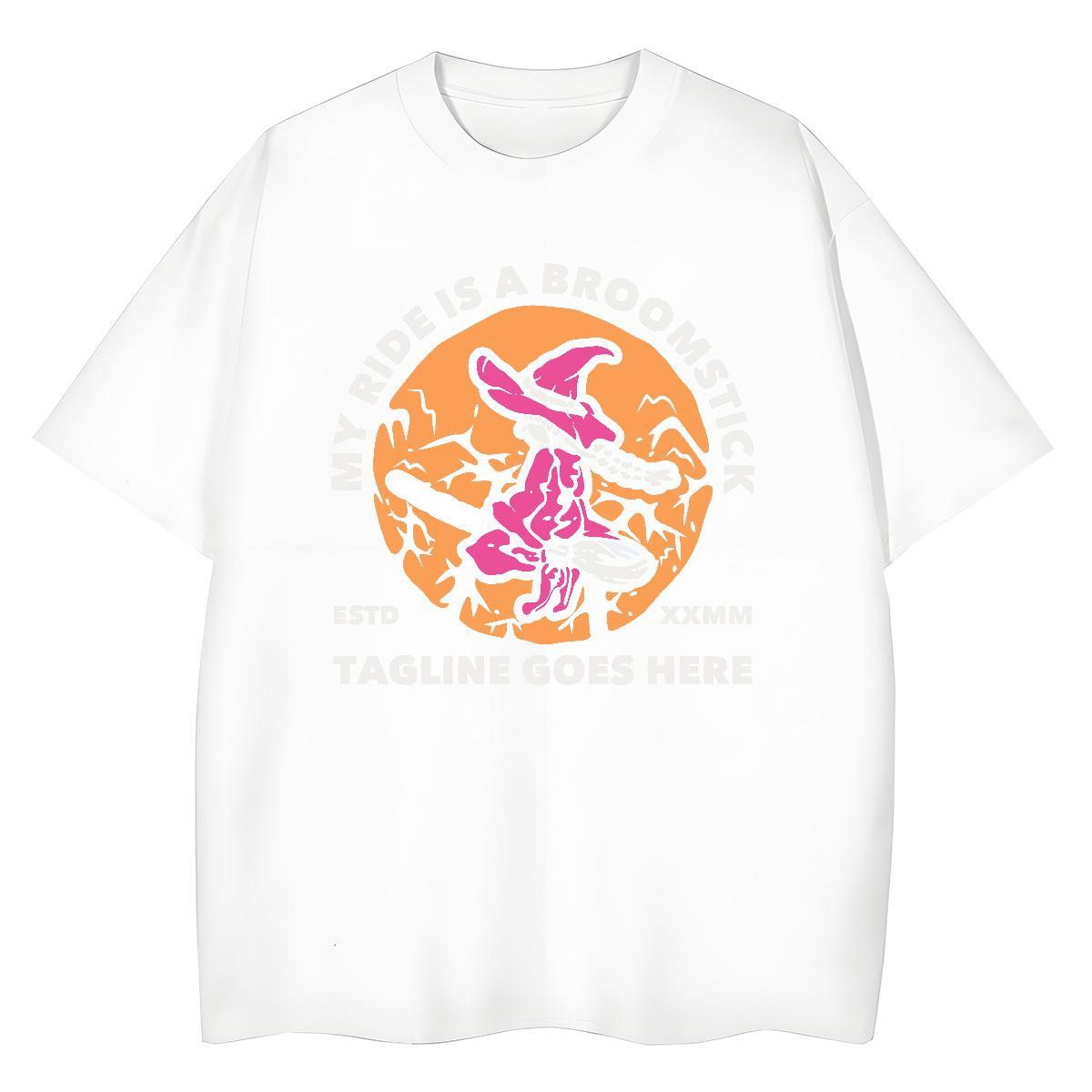 Free Shipping Womens Tshirts 230g 100% Cotton letter High Street Hip Hop T Shirt For Woman Short sleeve Soft DIY Anime Printed Tee Shirt