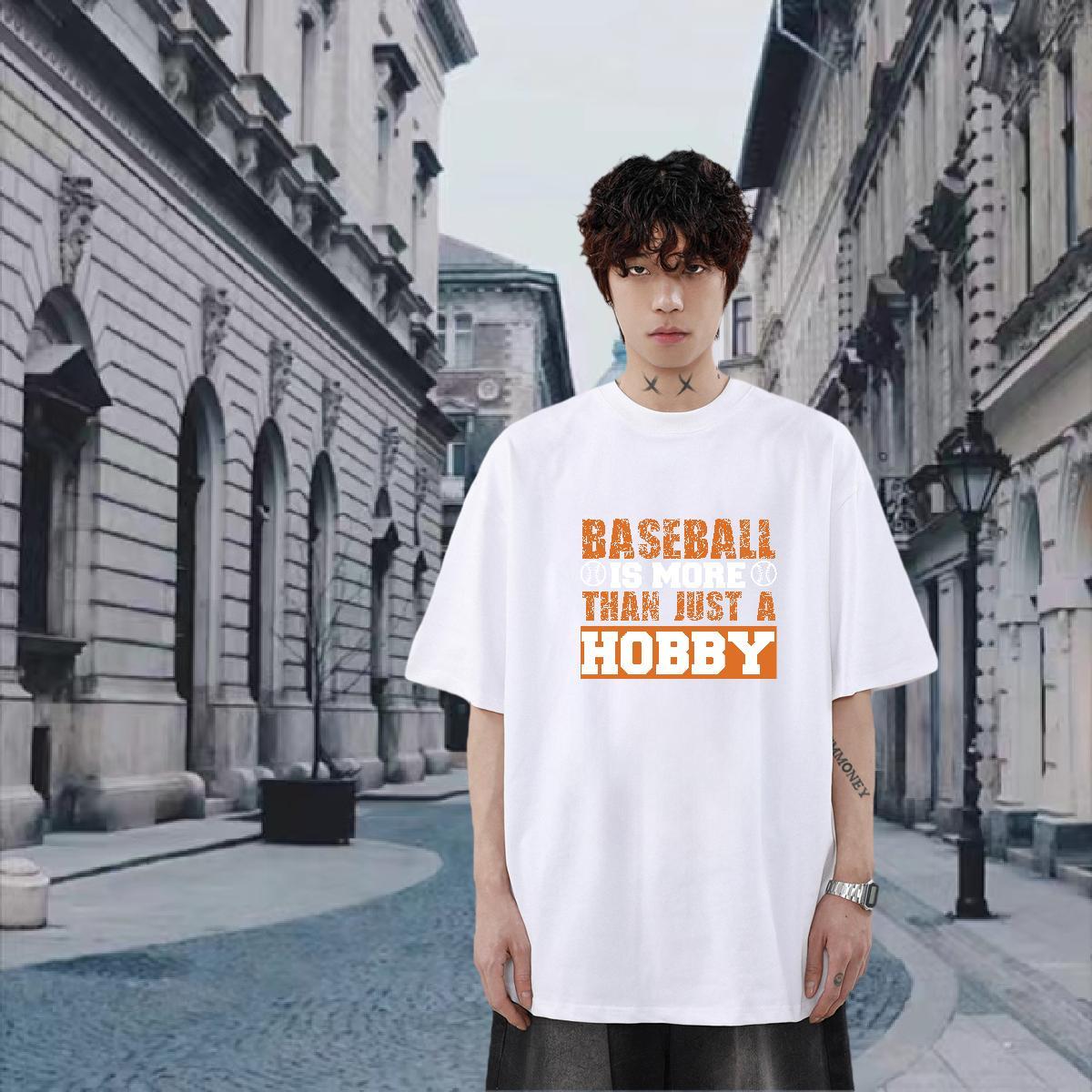 New Arrival Outdoor Tshirts letter O-Neck Short Sleeve 230g Pure Cotton Men T Shirts TOP Quality Black White Tee Shirt